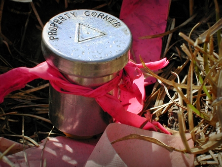 Property corner marker