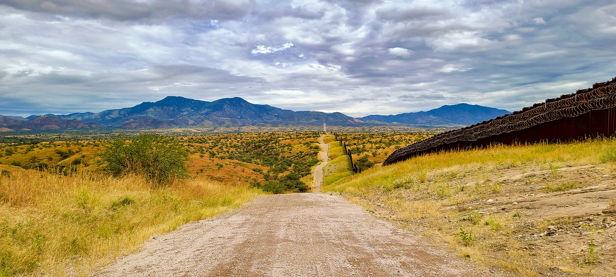 Looking East Along the U.S. / Mexico Border